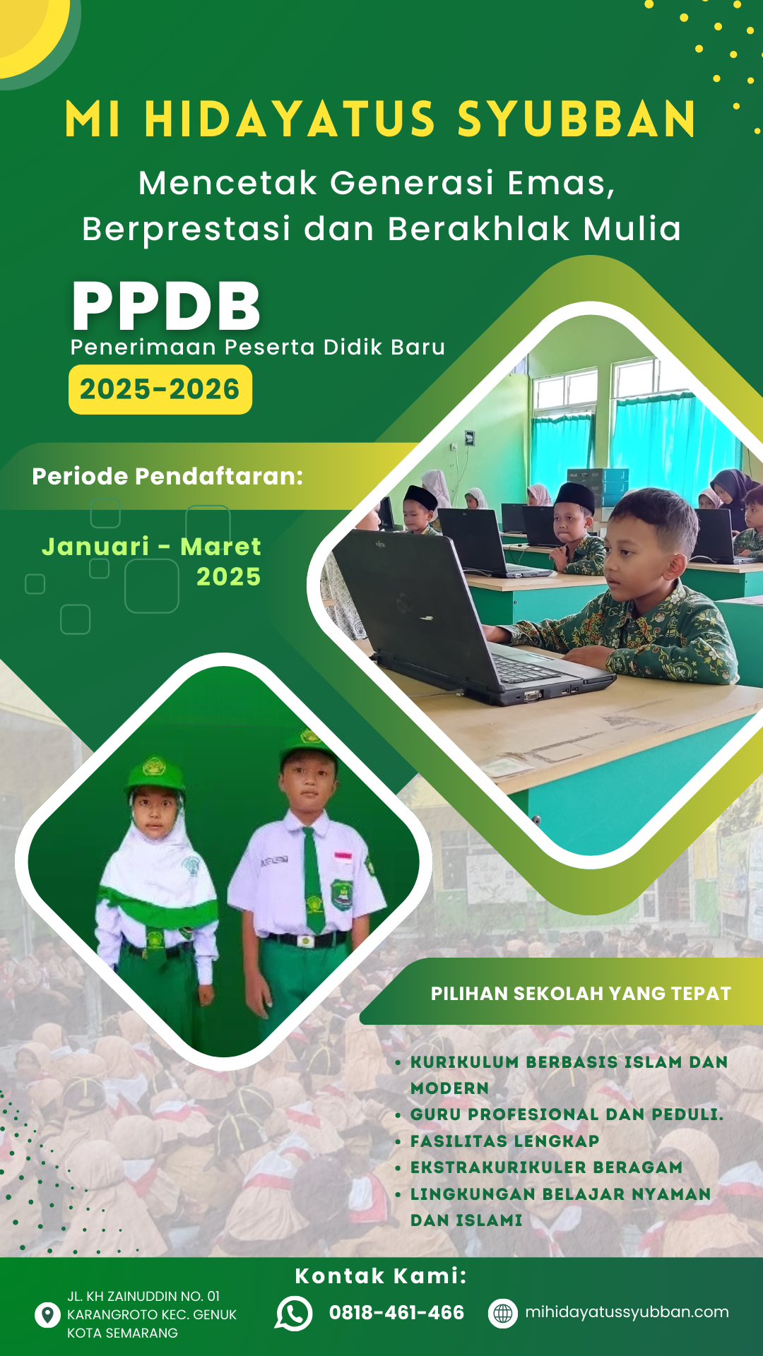 PPDB MI Hidayatus Syubban 2025/2026